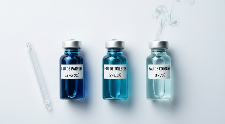 تفاوت ادو پرفیوم، ادو تویلت و کلون در میزان ماندگاری